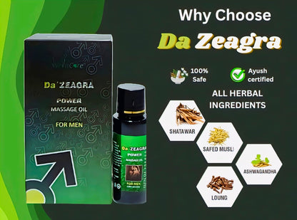 Da Zeagra Power Massage Oil